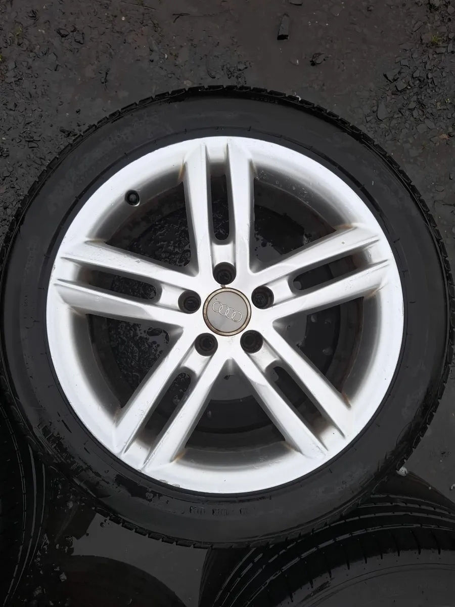 18" Genuine Audi A6 S Line Alloys with tyres - Image 4