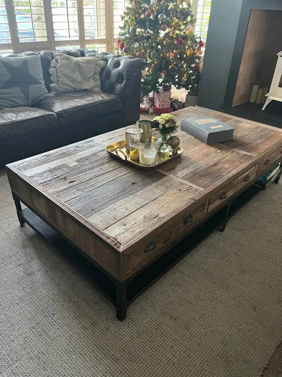 Solid Wood Coffee Table - Image 1
