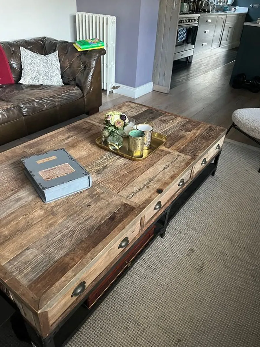 Solid Wood Coffee Table - Image 2