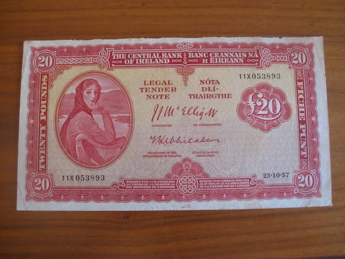 20 Pound Lavery Note - 350 Euros - Image 1