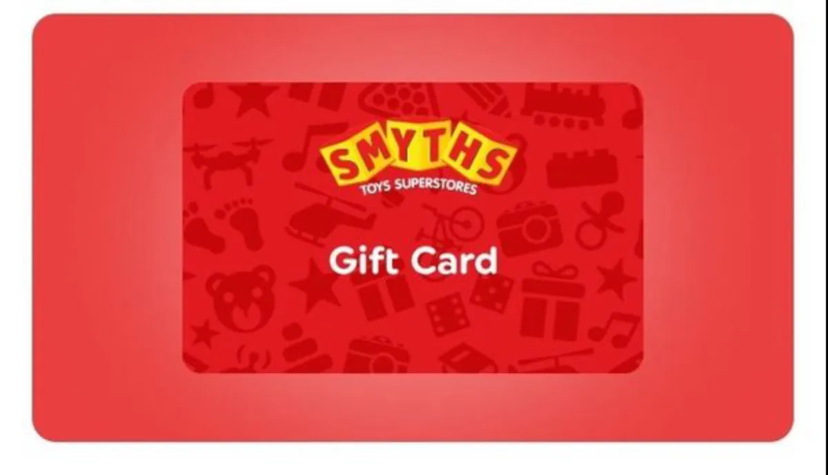 Smyths Gift card voucher