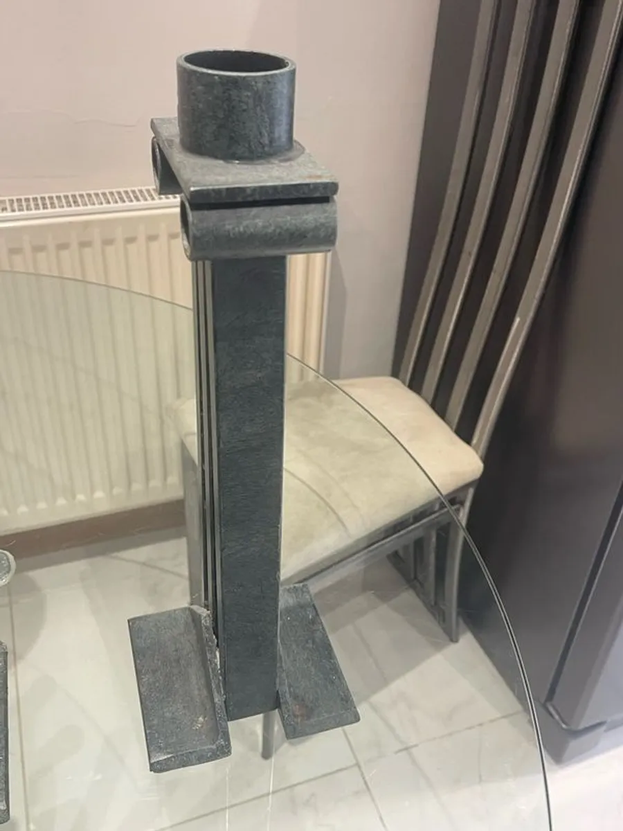 Al Frank Table lamp and candle stick holders - Image 2