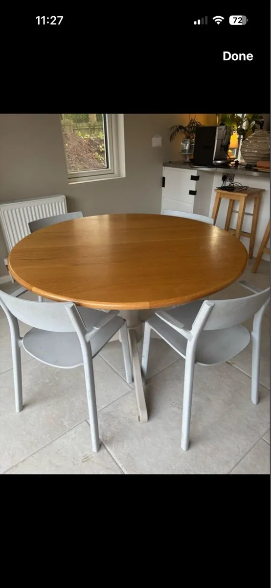 FREE stunning M&S oak table extendable - Image 1