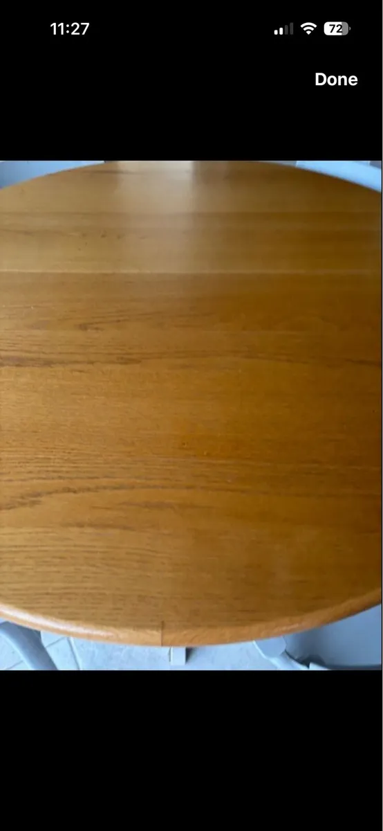 FREE stunning M&S oak table extendable - Image 4