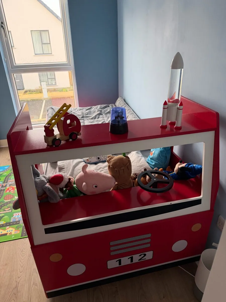 Firefighter Themed Bed + Mattress Included - Image 2
