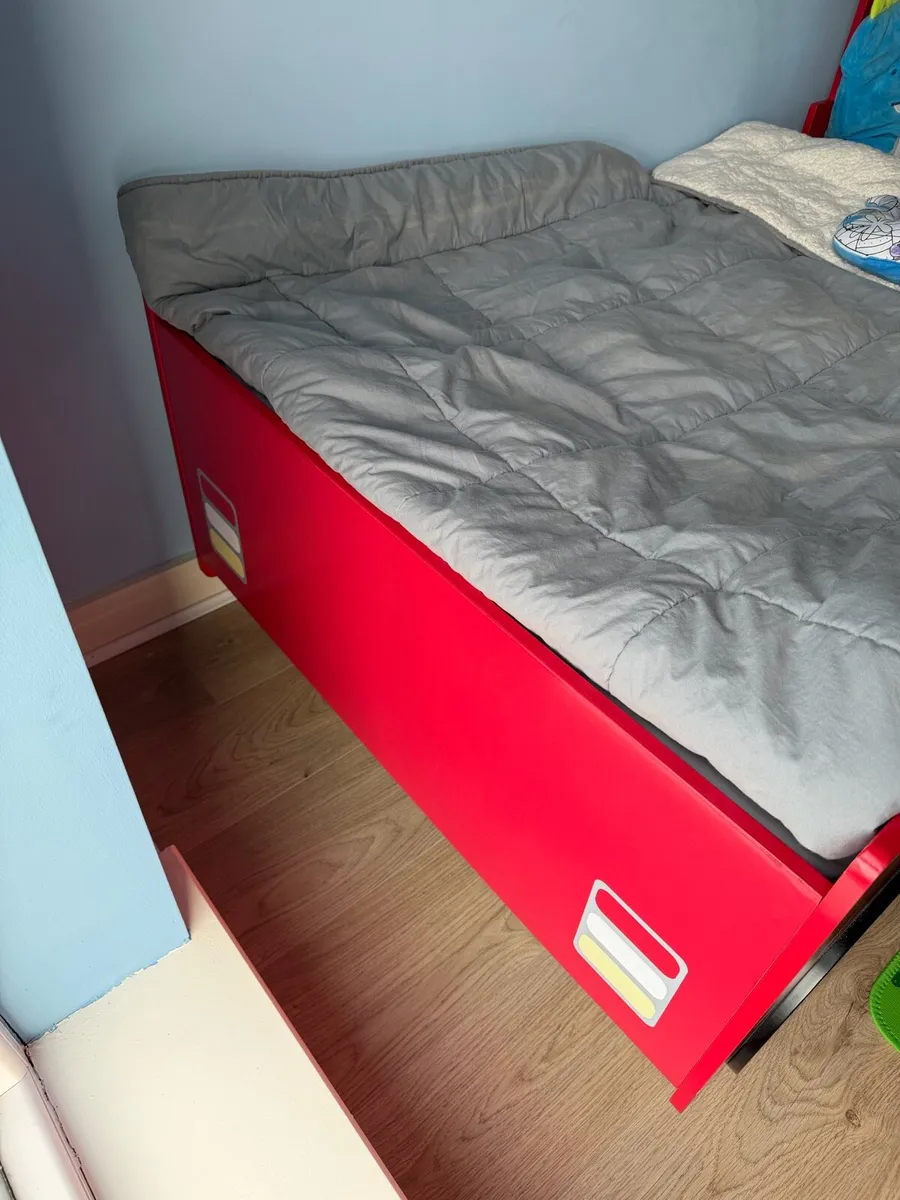 Firefighter Themed Bed + Mattress Included - Image 3