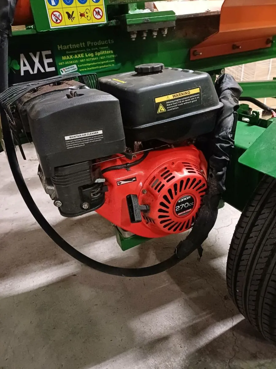 40 Ton Hartnett Petrol Log Splitter - Image 3