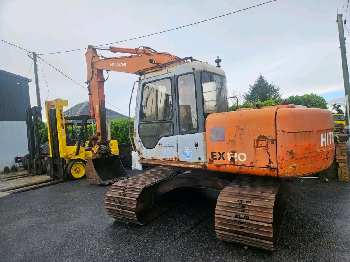 Hitachi 120 digger - Image 2