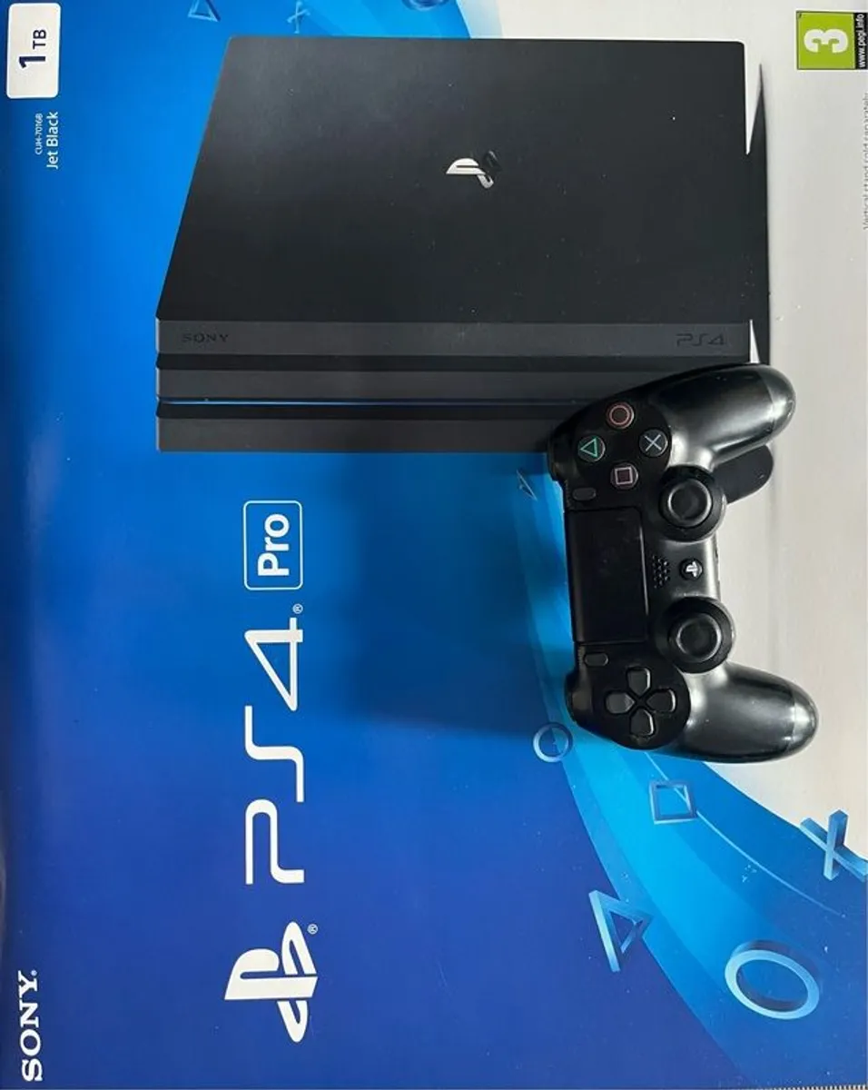 PS4 Pro 1TB JetBlack (Original Packaging)