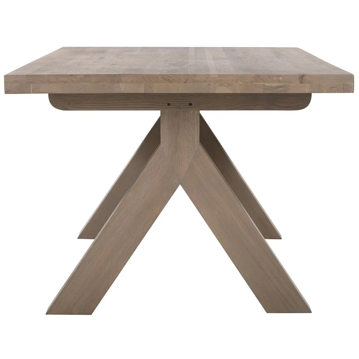 Oak Dining Table with Y Leg 200cm New - Image 3