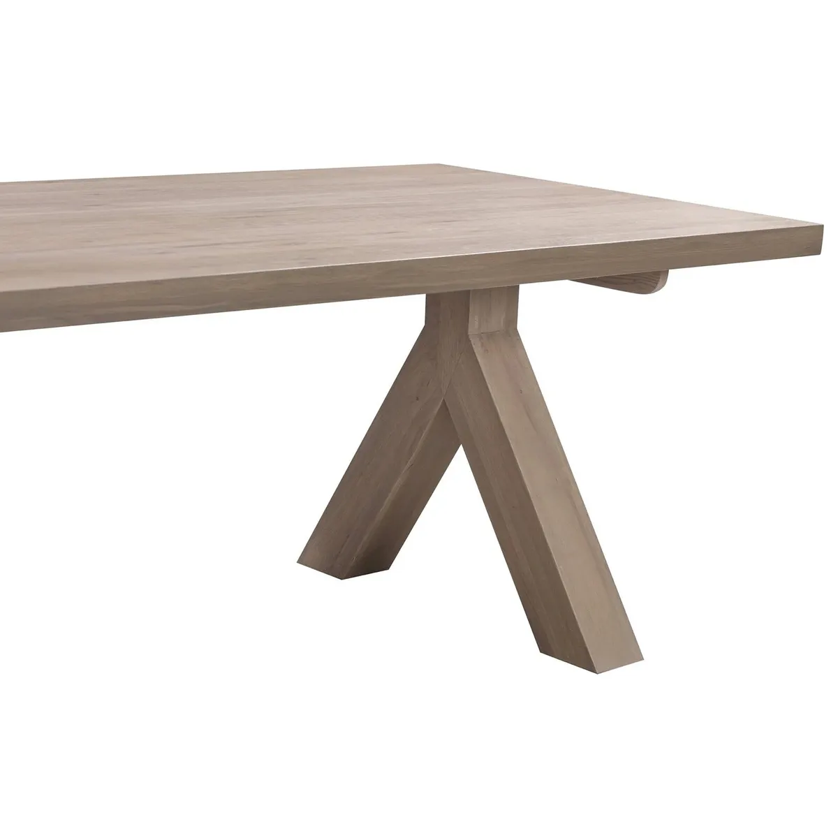 Oak Dining Table with Y Leg 200cm New - Image 4