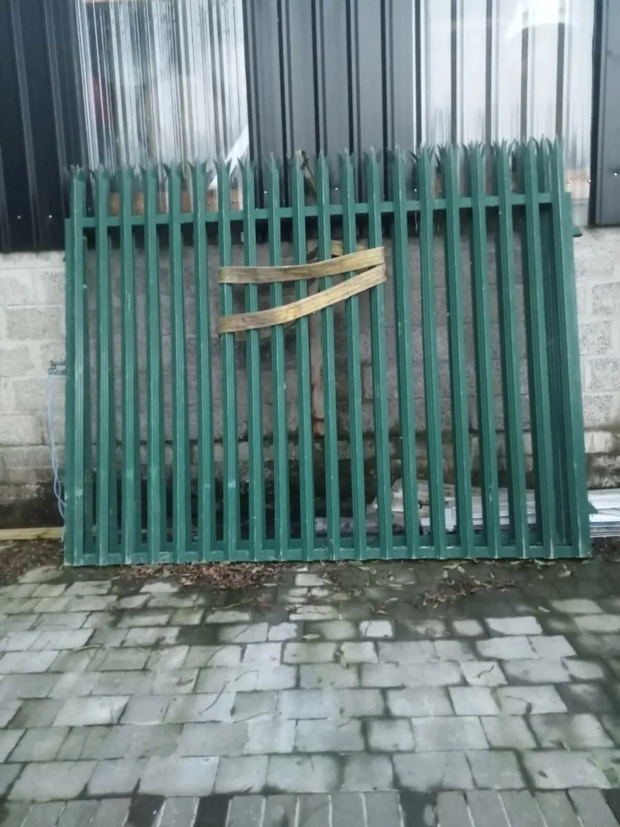 Galvanized site gates 6M X 2.3M - Image 2