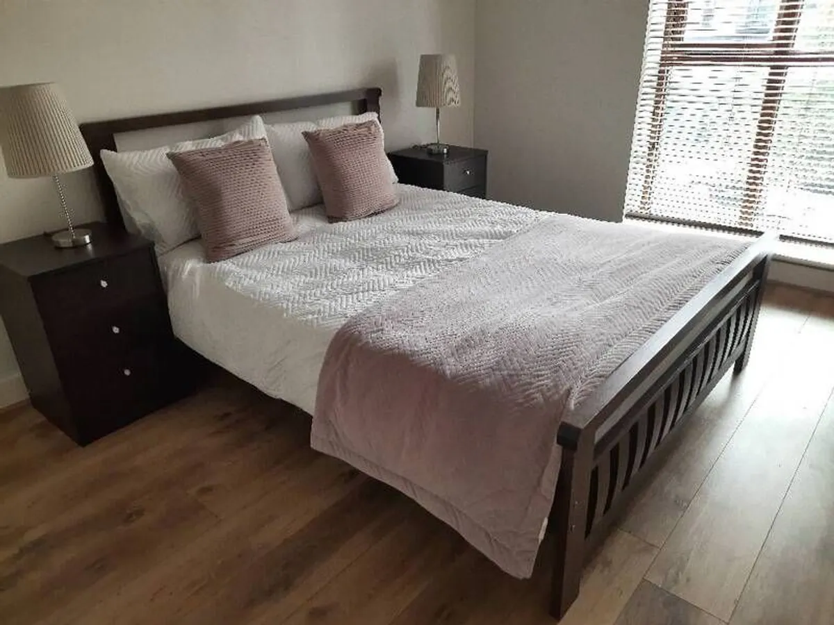 Wooden Double Bed - Image 2