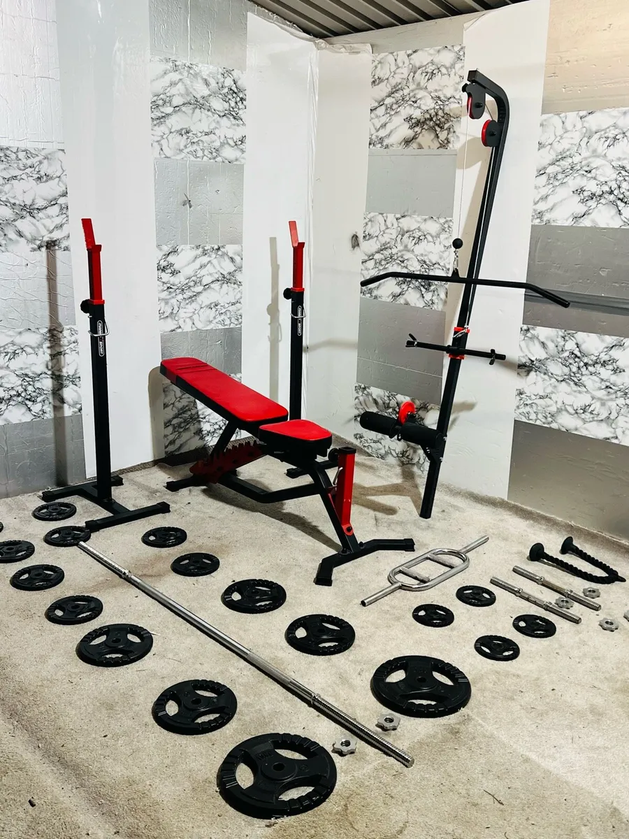 Trigrip iron weights barbell dumbbells bench rack - Image 2