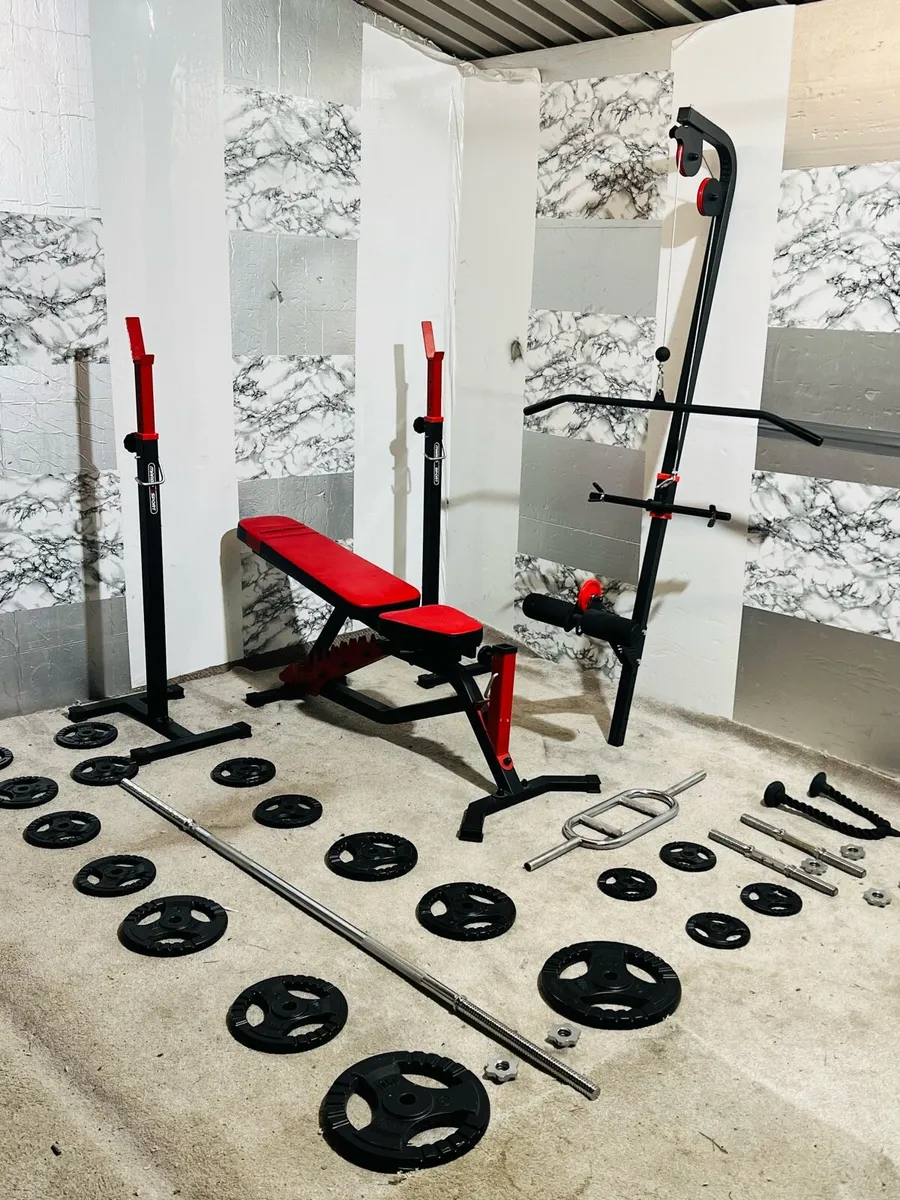 Trigrip iron weights barbell dumbbells bench rack - Image 3