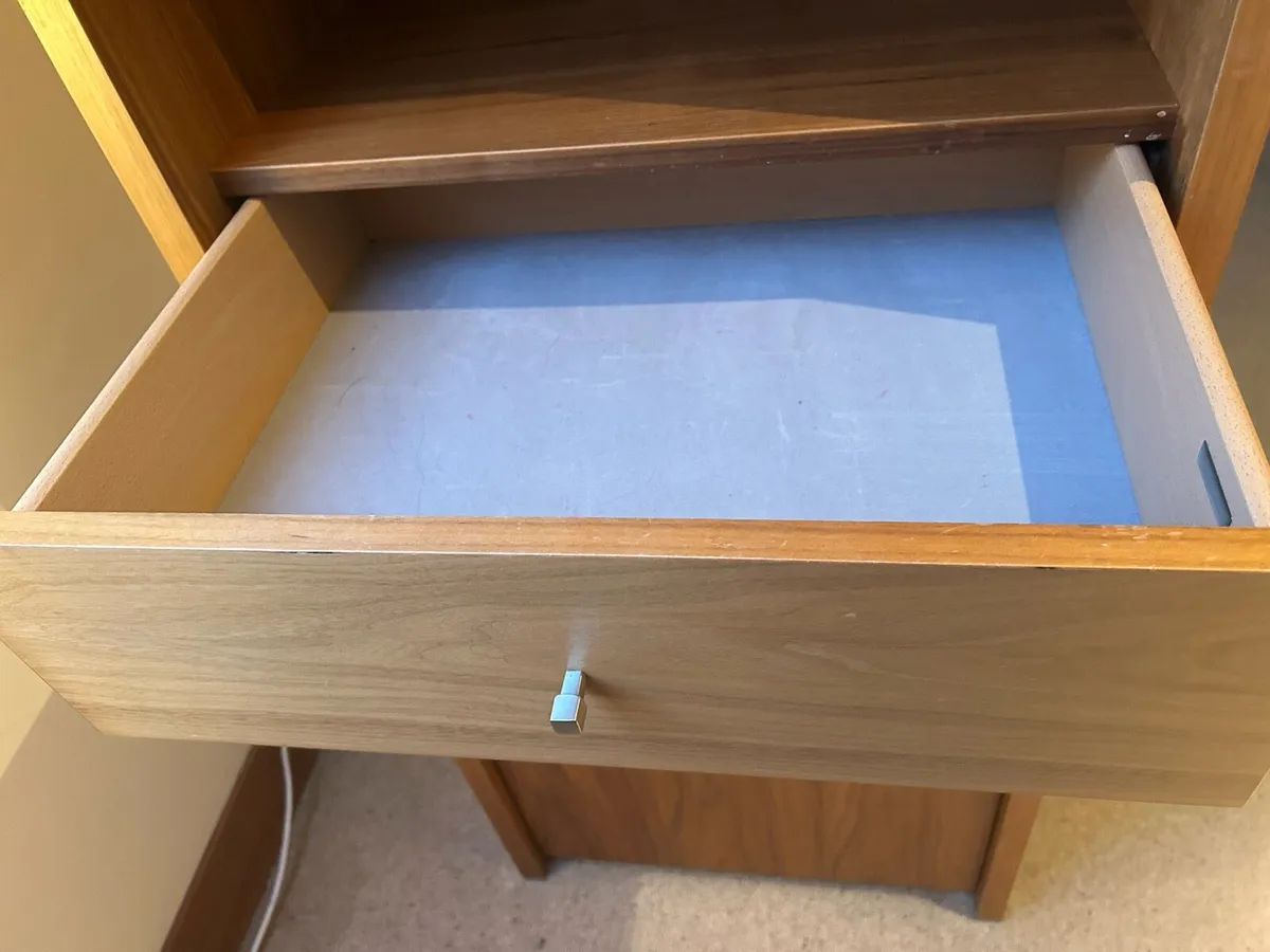 Walnut cabinet with drawers - Image 4