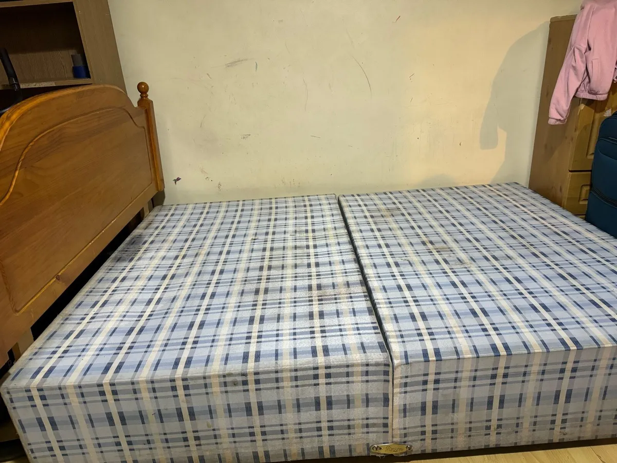 Double and single bed frame - Image 1