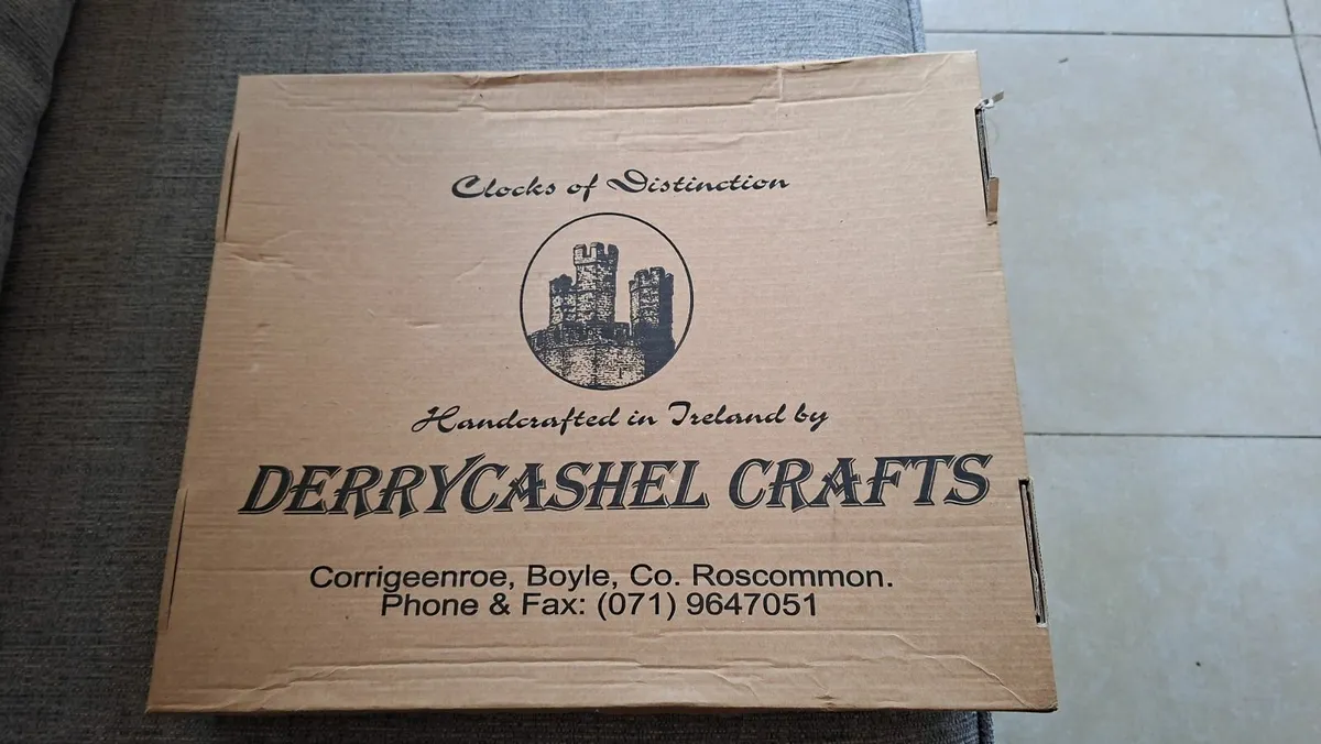 Handcrafted Wooden Clock- Mayo - Image 2