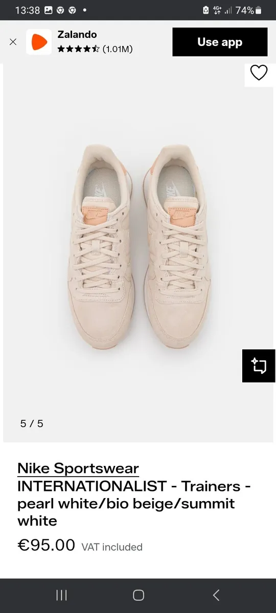 Nike internationalist trainers - Image 1