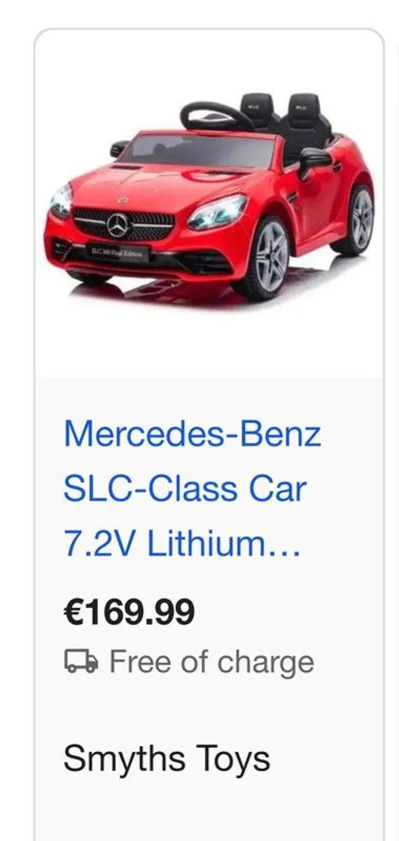 Mercedes kids electric car - Image 2