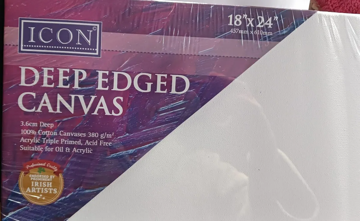 Deep edge Canvas  ICON professional 457 x 610 mm - Image 1