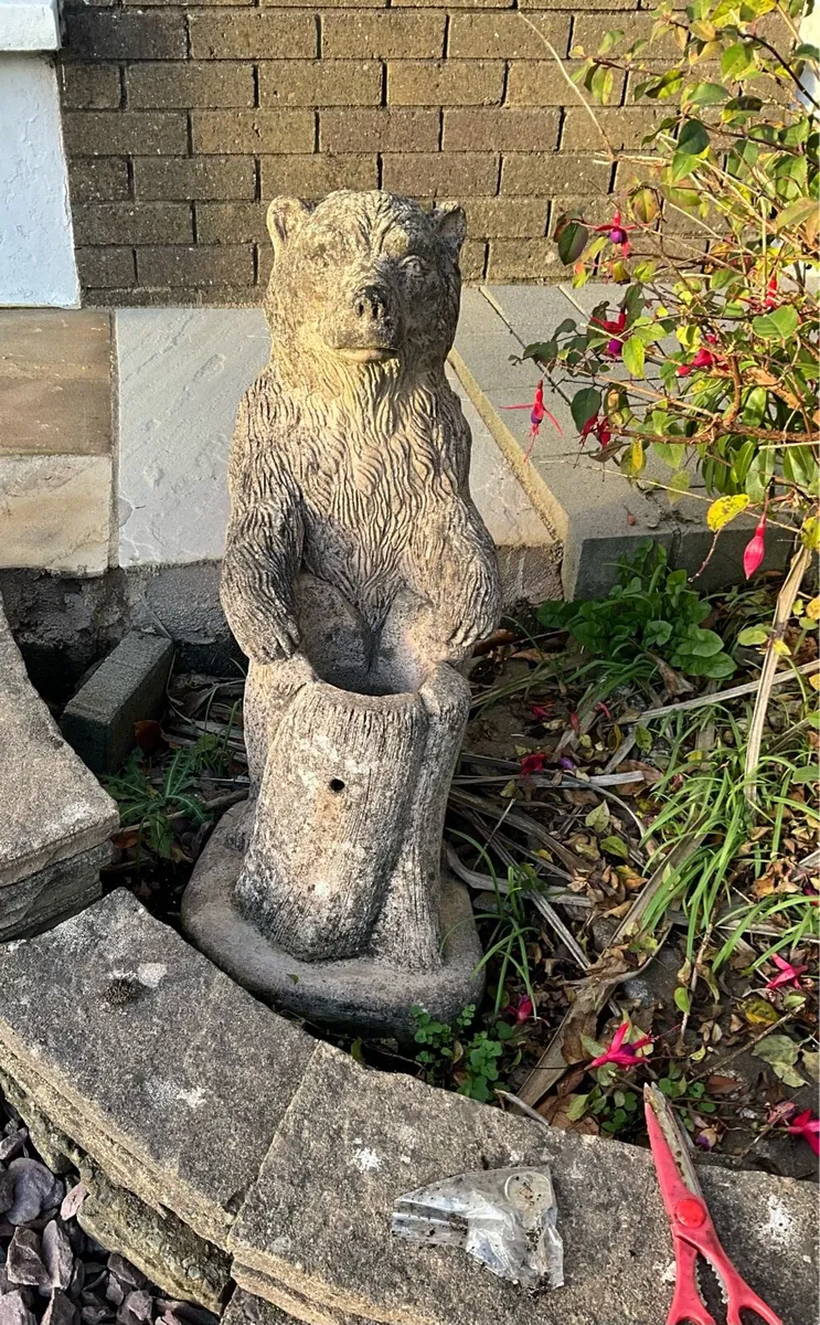 Large Vintage Stone Garden Sculpture - Image 1