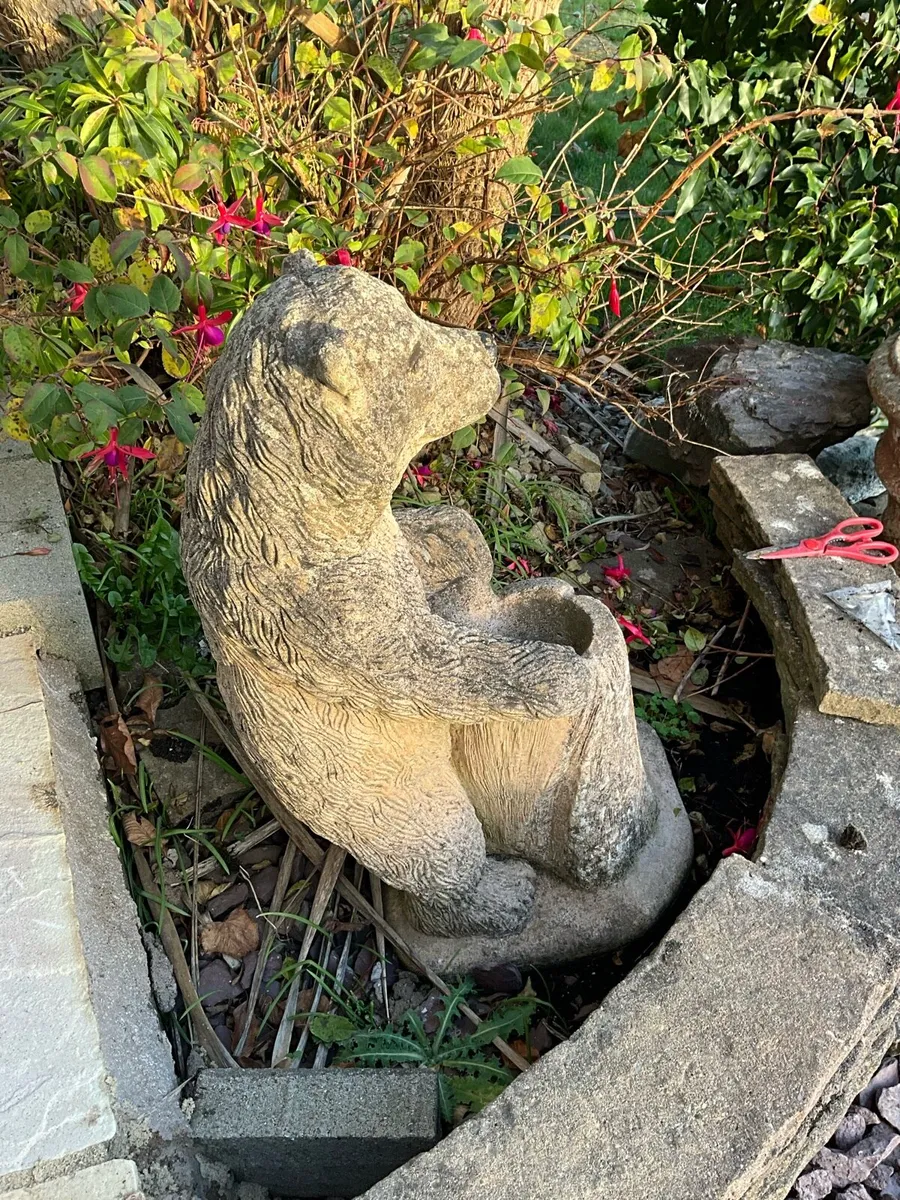 Large Vintage Stone Garden Sculpture - Image 2