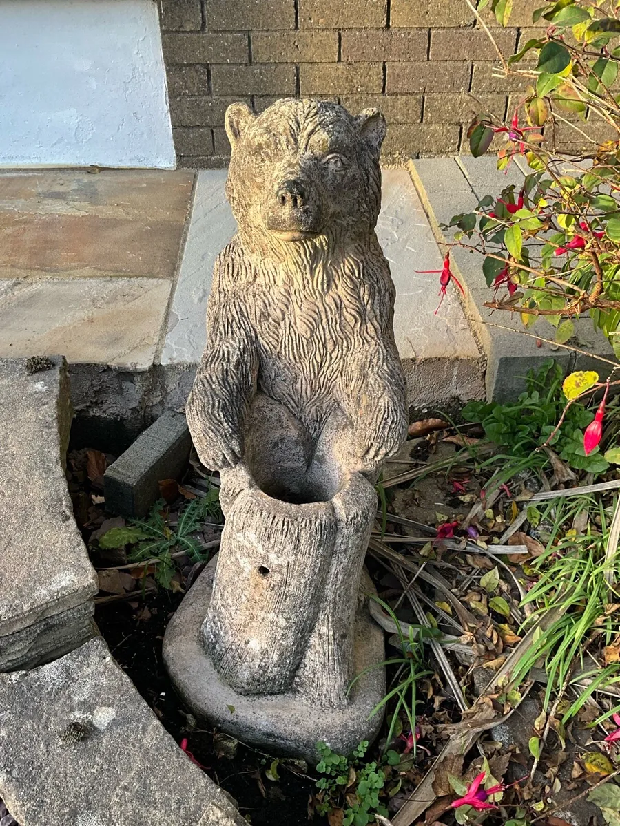 Large Vintage Stone Garden Sculpture - Image 3