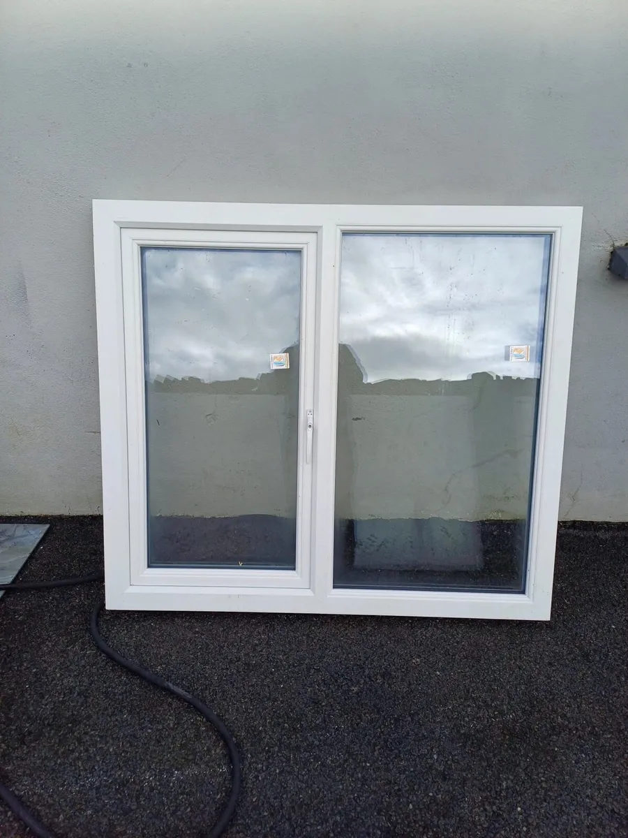 White pvc window 28mm a rated