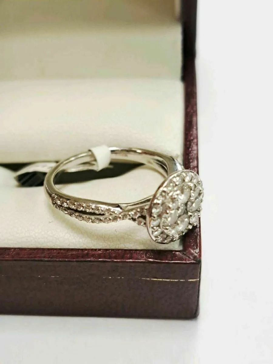 18K White Gold Diamond Ring 18CT - Image 3