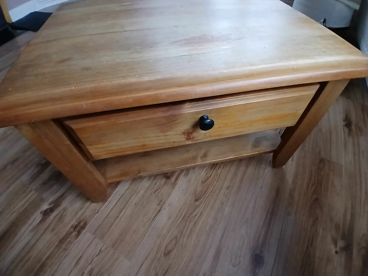 Coffee Table Mexican Pine - Image 3