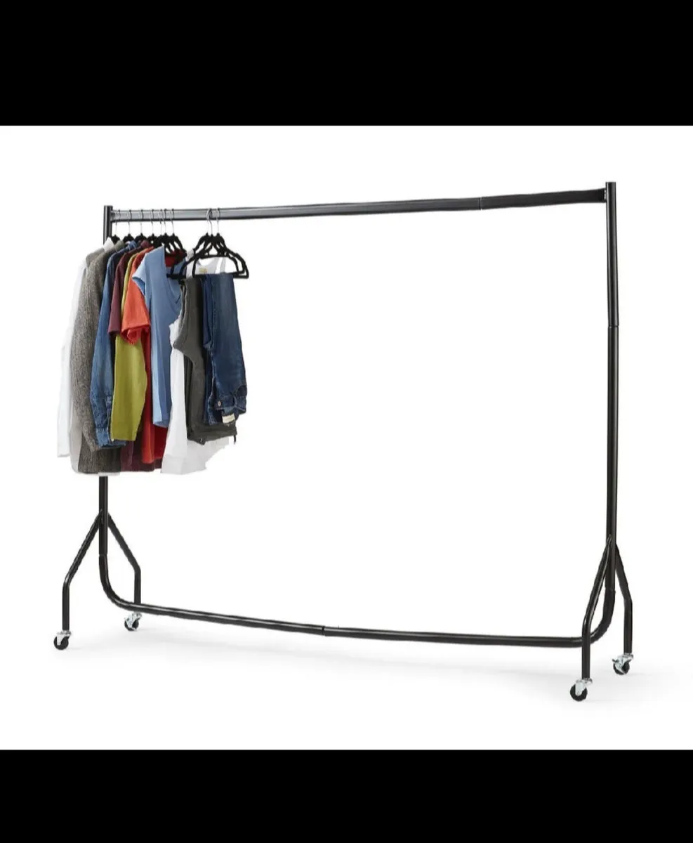 6ft Heavy Duty Clothes Rail NEW - Image 1