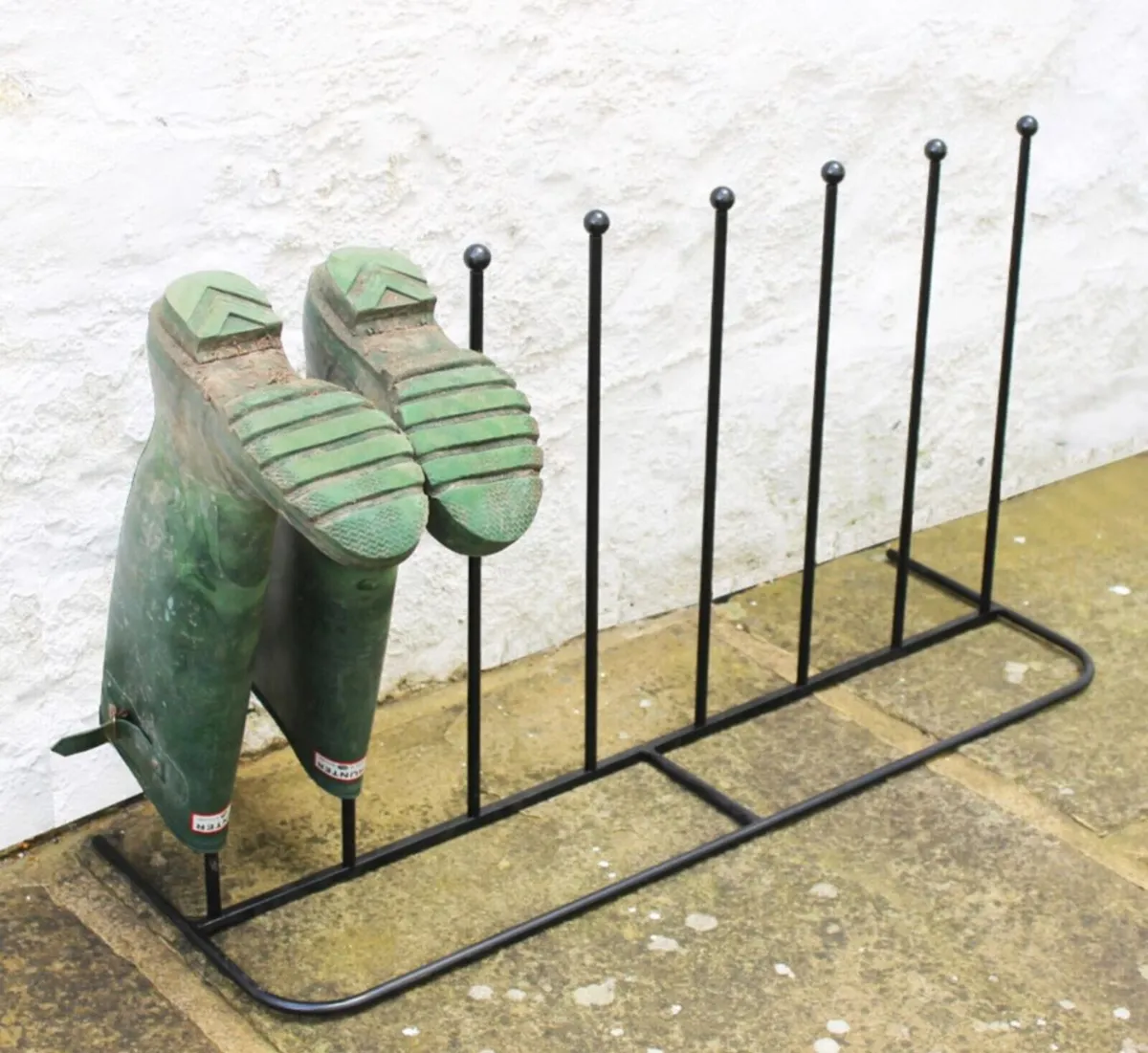 Welly Boot Rack 4 Pair Powder Coated Steel NEW - Image 1