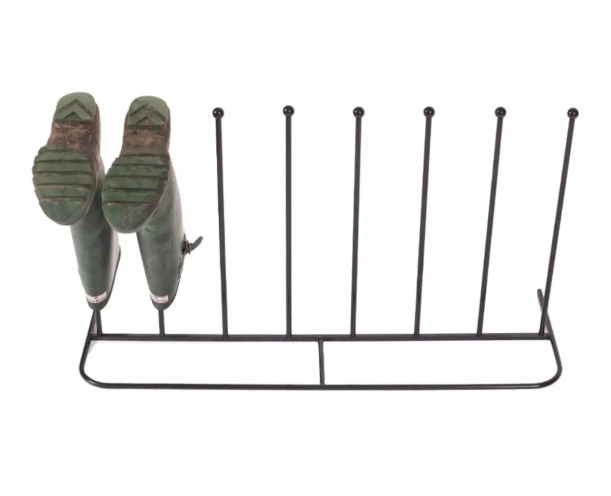 Welly Boot Rack 4 Pair Powder Coated Steel NEW - Image 3