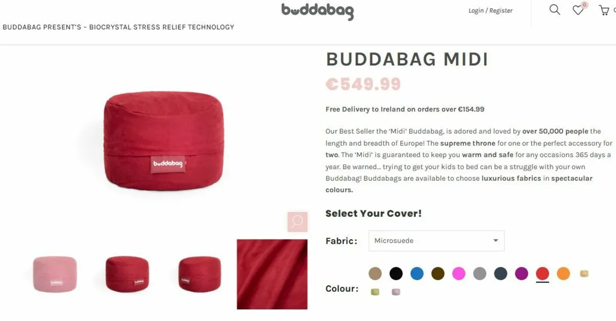 Budda Bag Midi (v large bean bag 150cm/5ft wide) - Image 4