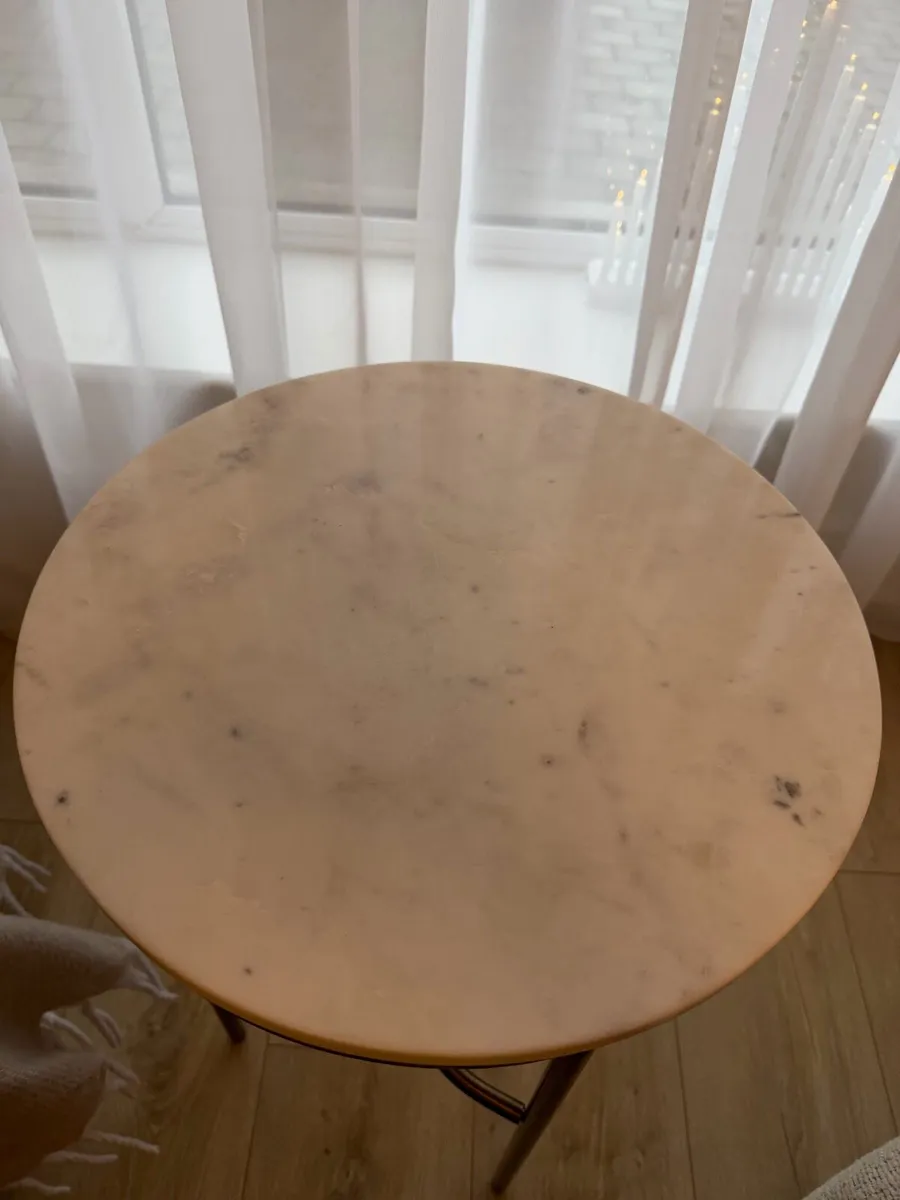 Marble Small Side Table - Image 1