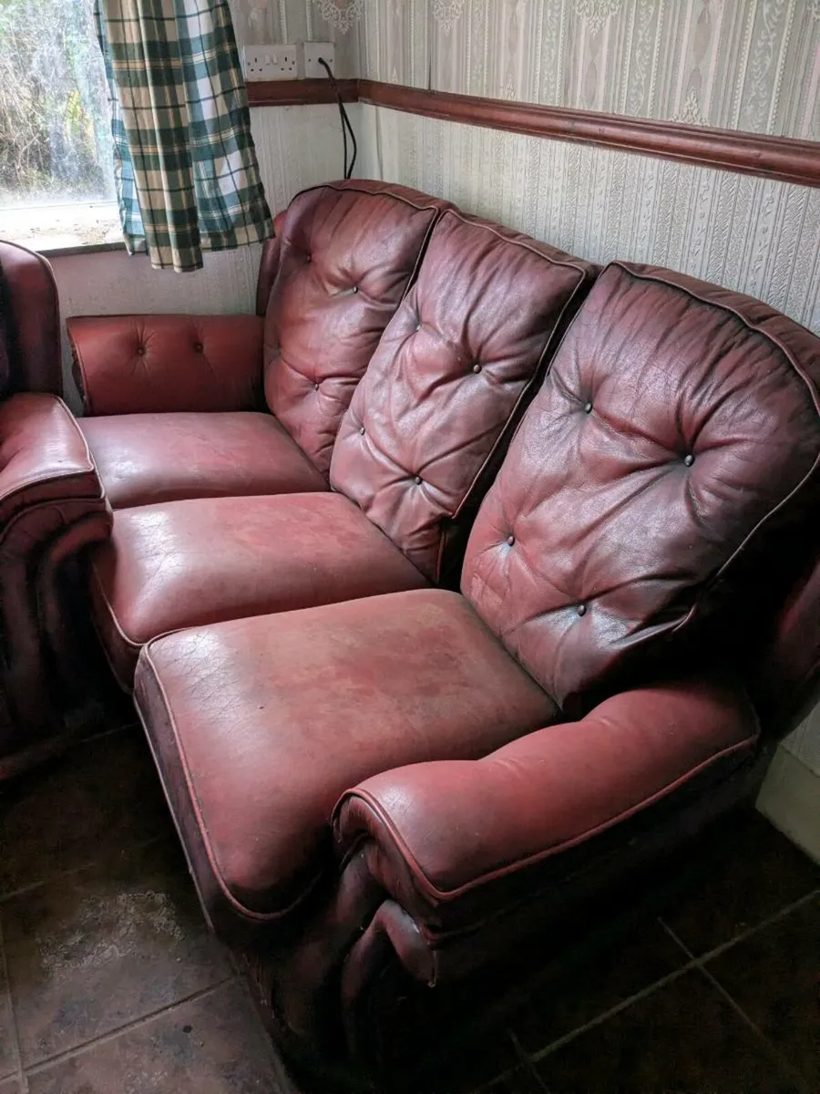 Leather sofa - Image 1