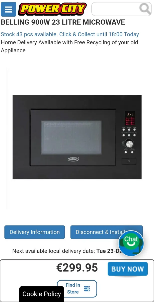 Microwave (Built-in) - Image 1