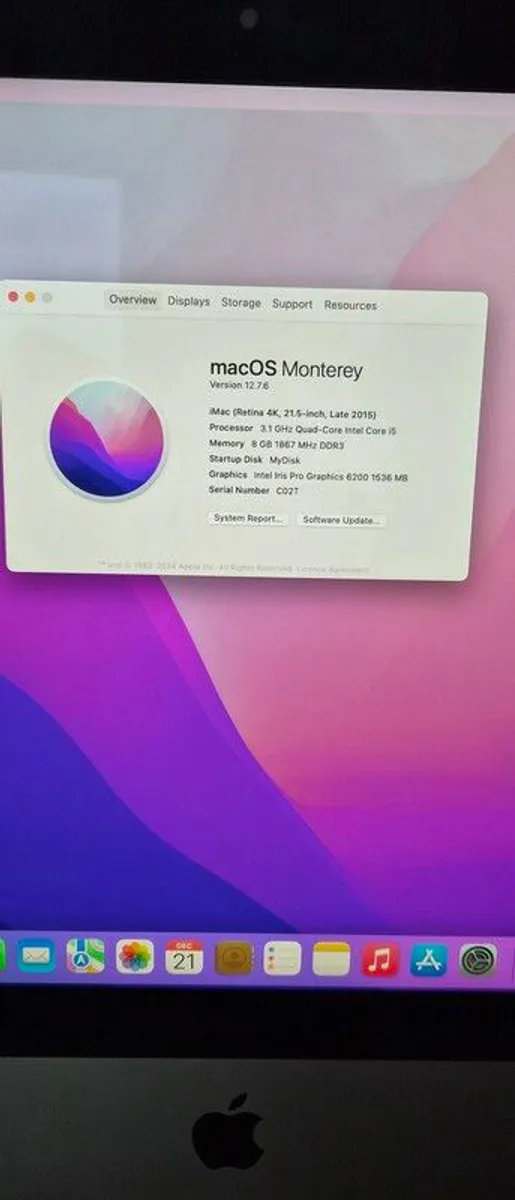 iMac (Retina 4K, 21.5-inch, Late 2015) - Image 2