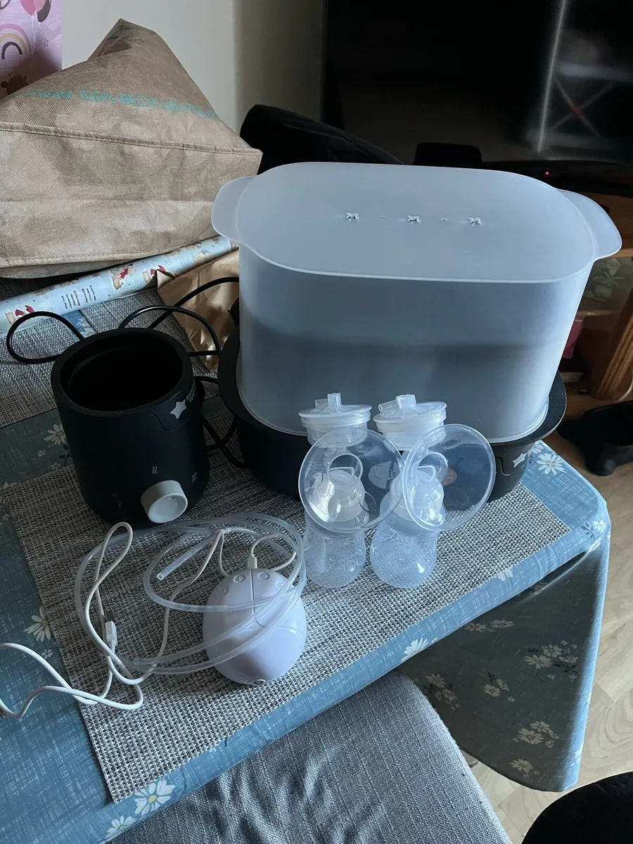 Steriliser, bottle warmer and electric breast pump