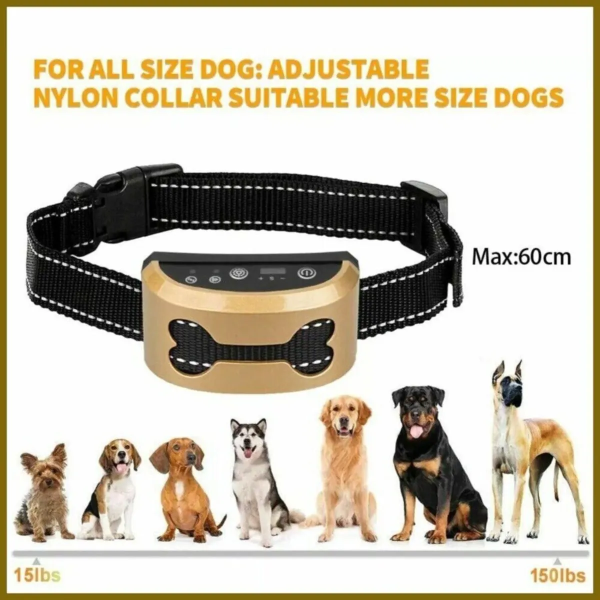 Collar Anti Bark Electric Shock Training Collar Co