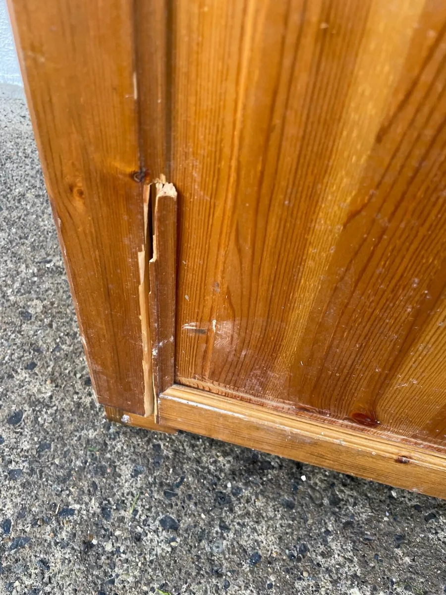 Pine wardrobe (small damage ) €50 - Image 3