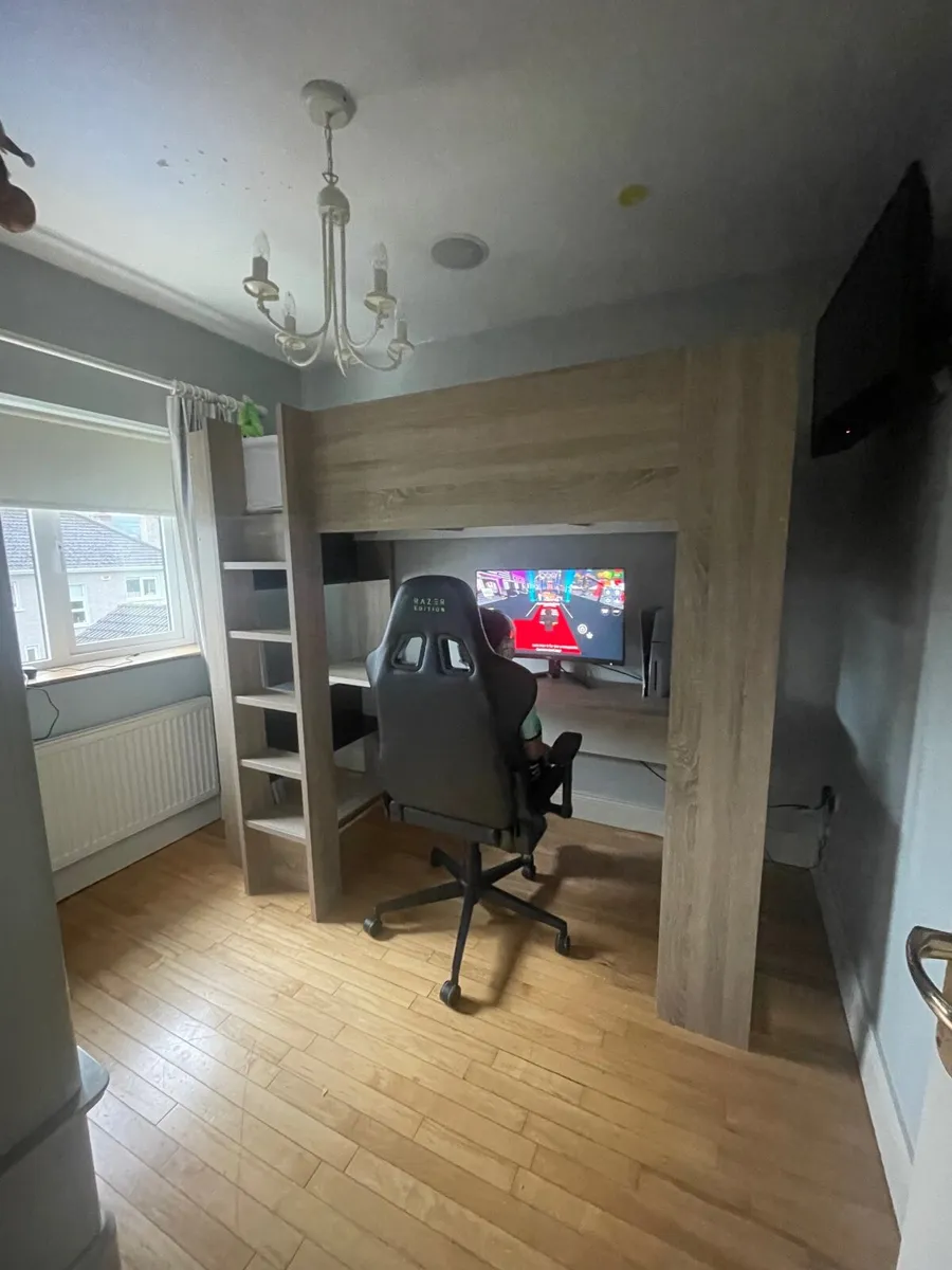 Bunk Bed Gaming/Study Desk - Image 2