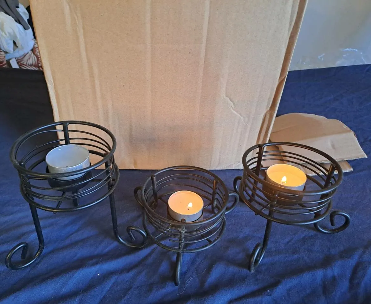 Wine Bottle Candle Holders – Set of 3 - Image 4