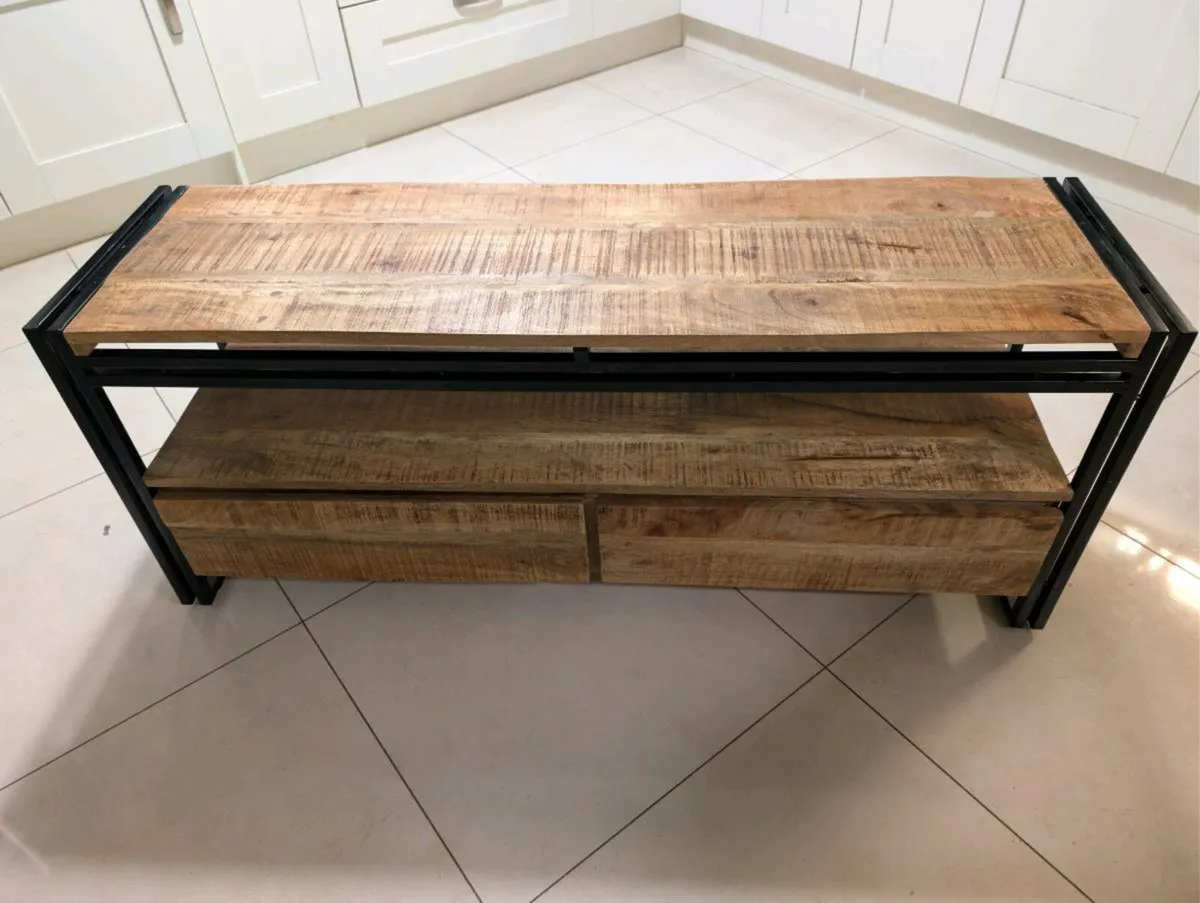 TV unit with matching coffee tables - Image 3