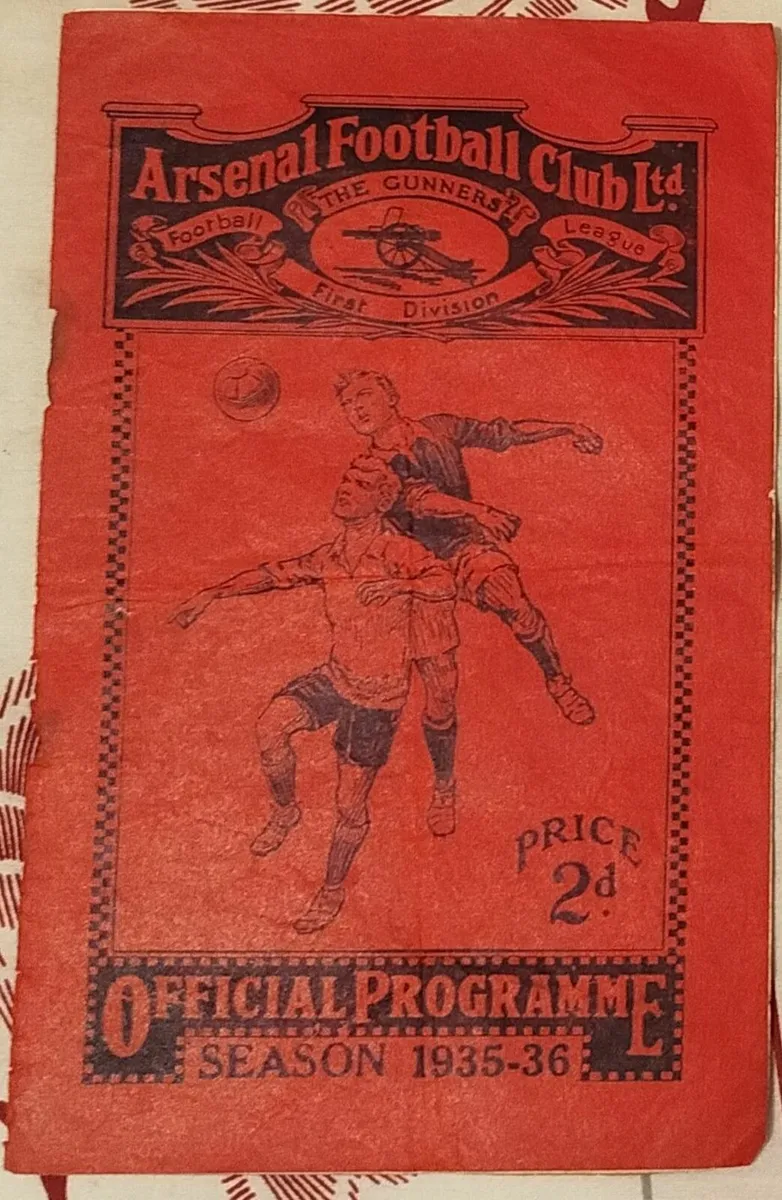 Arsenal official program 1929-30/1935-36 - Image 4