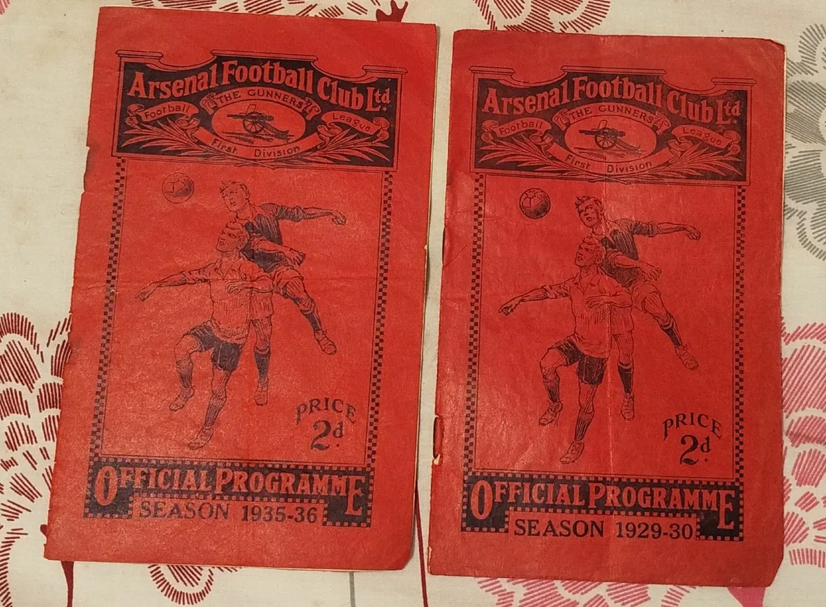 Arsenal official program 1929-30/1935-36 - Image 1
