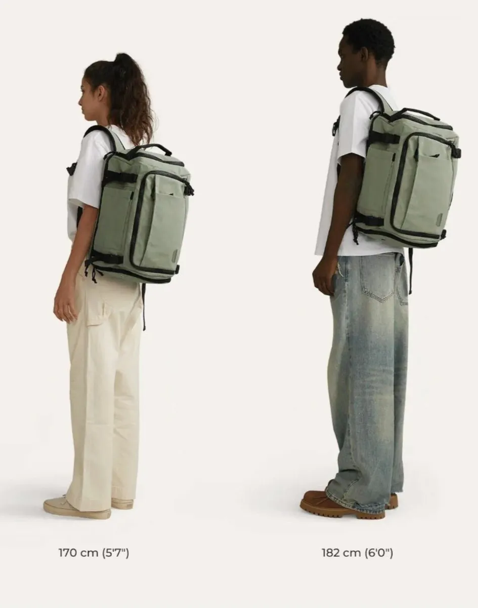 Yellow Bagsmart Travel Backpack - Image 4