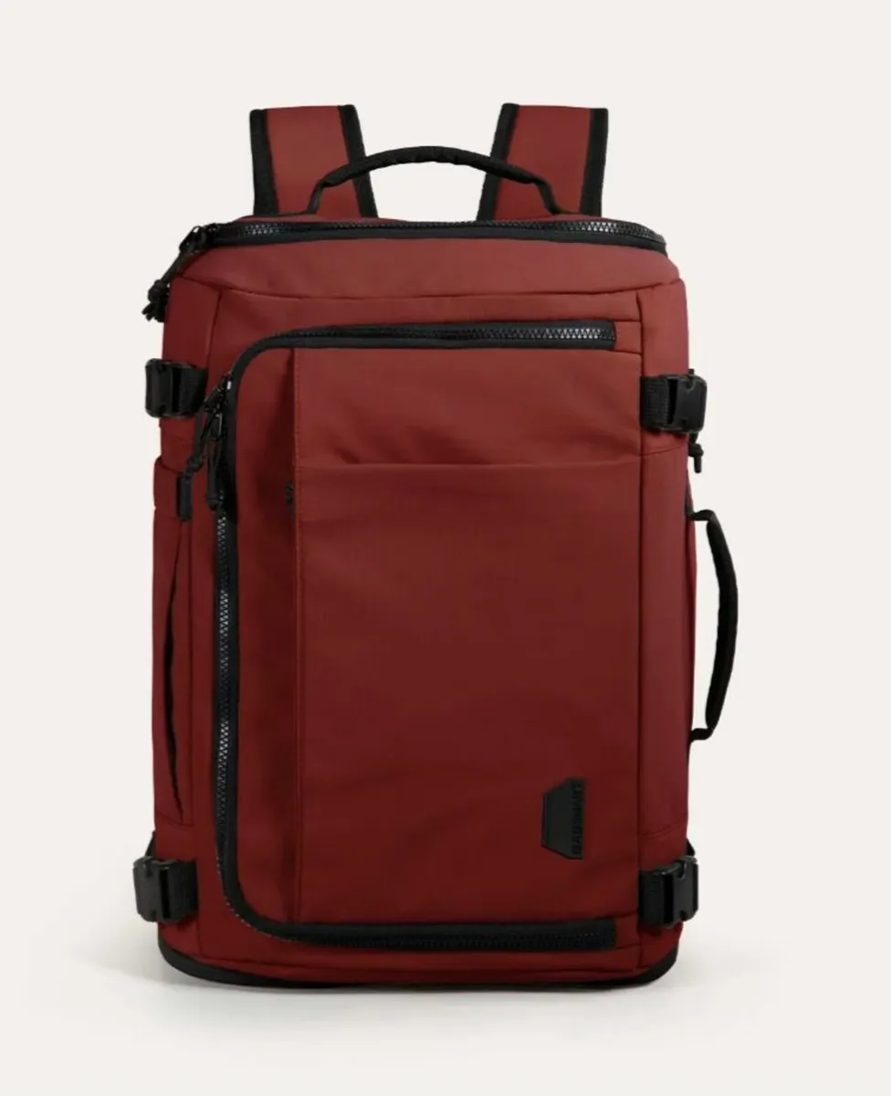 Red Bagsmart Travel Backpack - Image 1