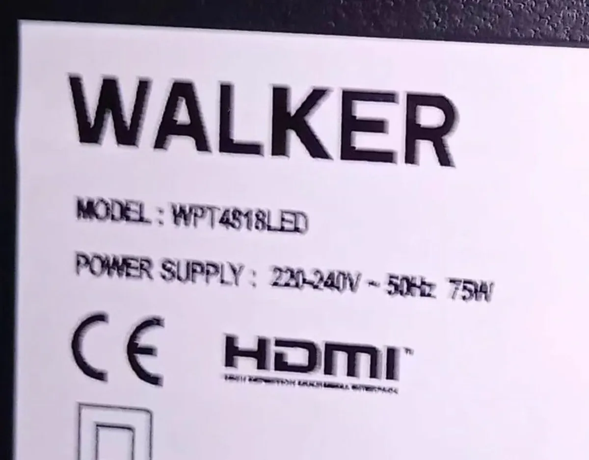 Walker 48" LED TV - Image 1